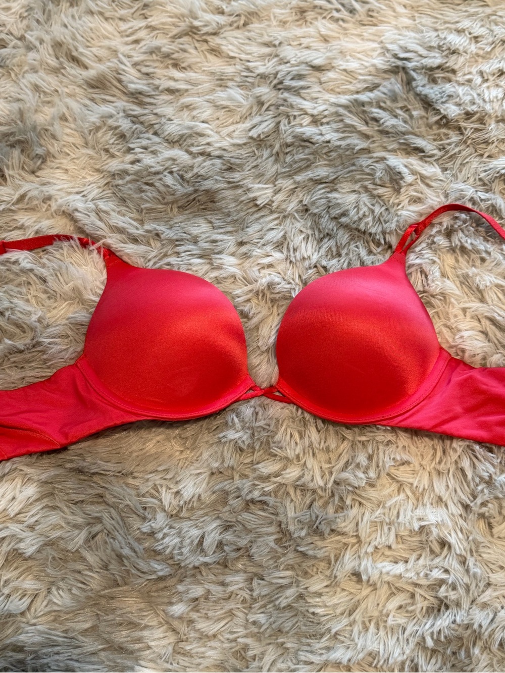 Victoria's Secret Red Smooth T-Shirt Bra